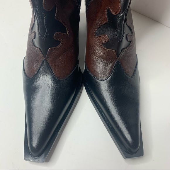 On Your Feet Bonanza Heeled Leather Western Boots - Picture 6 of 9